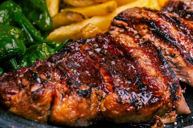 Steak Fajita Bowl with grilled peppers and onions